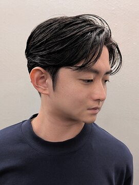 パドル(Paddle) メンズ/センターパート/ダウンパーマ/カルマヘア