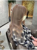 プルエクステ 10代 20代 ミルクティーベージュ ブリーチ