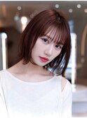 韓国レイヤー顔周りカット透明感カラー髪質改善艶髪シースルー
