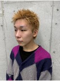 MEN'SHAIRウルフカルマパーマメンズショートイージーパーマ