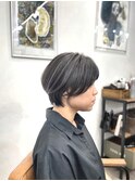 お手入れ簡単ショートボブ