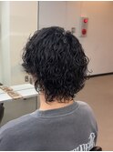 爽やかビジネスツーブロック無造作ナチュラル