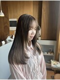 ザクッとレイヤーとオリーブベージュ