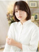 艶感斜めバング黒髪ボブディヘルシースタイルc7戸頭20代30代40代