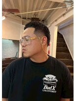 ビーバイエイトジェンツ(Bee by EIGHT GENTS)&nbsp;サーフカール/スパイキーショート/ブルーブラック/心斎橋