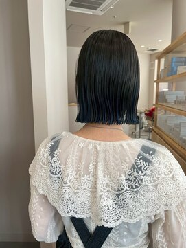 イノセントヘア(innocent.hair) 20代30代/平尾/ブリーチ＆ダブルカラー/ボブ