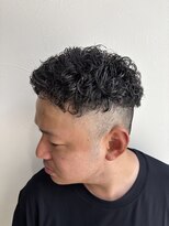 グラフ 立川(Graph.)&nbsp;ショートリバースパーマフェード2ブロック