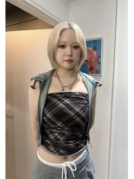 ペレ 渋谷(PELE) くびれヘア/アプリコットオレンジ/夏のヘアアレンジ/渋谷