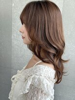 ルームバイシー 新宿(Loom. by Sea)&nbsp;ココアベージュ×レイヤー[小顔/黒髪/オリーブグレー]