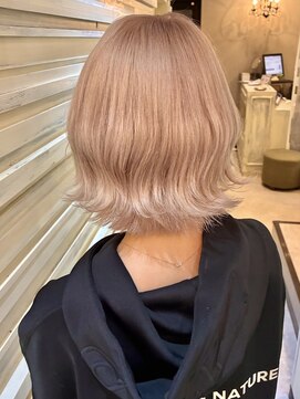 ケアブリーチピンクベージュ