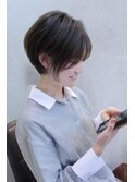 50代60代似合わせカットショートボブ白髪ぼかし髪質改善縮毛矯正