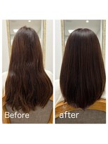 ロカ ヘアー(ROKA hair)&nbsp;ツヤ髪セミロング　内にまとまるヘアスタイル