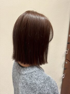 アクセ 切りっぱなし外ハネ美シルエットこなれヘア20代30代40代