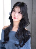 エインアンリー 明治神宮前(AIN.ANLY.)&nbsp;オリーブグレー大人ガーリー韓国ヘア