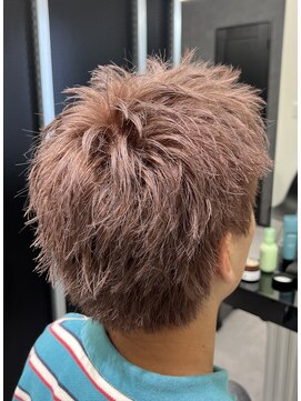 メンズ サロン ドット トウキョウ 町田店(men's salon dot. tokyo) ピンクベージュスパイキーショート