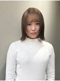 天神/大名/透明感カラー/ミルクティーベージュ/春カラー