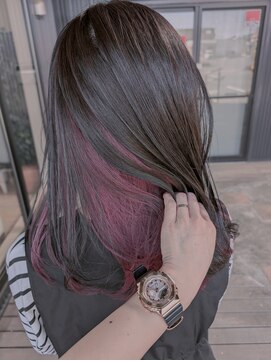ルシードスタイル リム(LUCIDO STYLE Rim) インナーカラー×大人ピンク