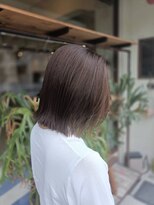 グリーン 上町店(green)&nbsp;【30代・40代】玉造 シアーグレージュ×タッセルボブ