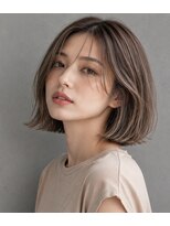 ゴロクヘアー(56 hair)&nbsp;グレージュハイライトボブ【56hair 戸越銀座】