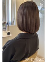 エルトベース(ERHT_BASE) 骨格似合せボブ×ミルクテーベージュ×透明感◎【札幌/大通】