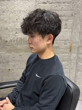 ニアウ 太田店(Niau) MEN’S/リバースセンターパート/ニュアンスパーマ/太田