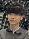 緩めシャドウパーマで上げ下ろしできる2wayスタイル〇