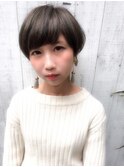 マッシュショート☆ダブルカラー☆アッシュ