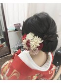 ☆★☆編み込み和装ヘアー☆★☆