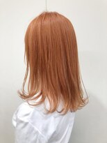 モリオフロムロンドン 大宮店(morio from London)&nbsp;【morio坪井】ケアブリーチ ×オレンジベージュ