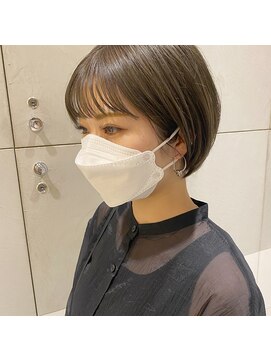 ガリカ(Gallica kinshicho) 『 毛束感 & オリーブベージュ 』小顔マニッシュショート ☆