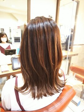 ネオリーブチノ 登戸店(Neolive cino) デザインカラー ハイライト バレイヤージュ