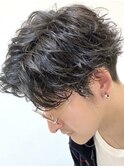 前下がりマッシュ×ツイストスパイラル