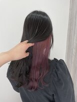 シエル 立川店(CIEL) インナーカラー×パープルピンク【CIEL×maki】