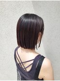 大人可愛いボブモテ髪ショート20代30代40代ブラウンカラー
