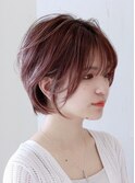 ショートインナーカラーハイライトトリートメントキッズカット
