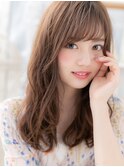 ★レトロガーリーカシスピンクフェミニンロング20代30代40代★9