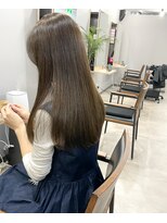 カミエ(kamie)&nbsp;＊オリーブベージュ ロングヘア 三宮美容室 神戸