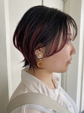 アトリエ フェム(atelier.fem) 【耳かけshort＊cherry red】