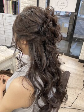 ジャムスタイリングハウス(JAM STYLING HOUSE) 【北新地ヘアセット】ゆるっとおだんごハーフ