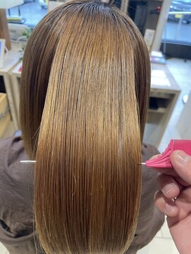 アース 佐世保早岐店(HAIR&MAKE EARTH) 髪質改善ツヤ髪ストレート