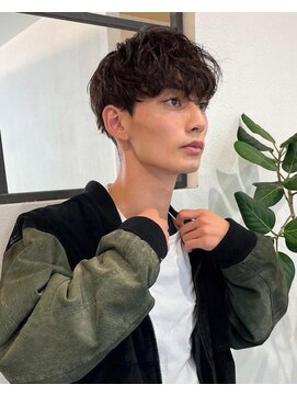 キュー(Cue_) 無造作メンズマッシュ×王道メンズパーマ