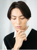 アッシュブラック正統派タイトストレートなビズスタイルD北浦和