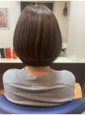 大人／40代／50代／ショートボブ／美髪／ボブ/