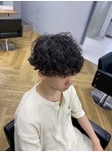 神戸三宮メンズ波巻きツイスパパーマ
