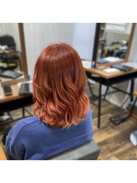 テーラヘアー 南行徳店(TELA HAIR) オレンジ