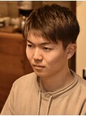 束感ツーブロックショート【メンズカット/メンズヘア】