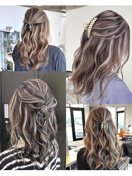 アフューズバイストゥー(Vfuse by StueW) 束ねて可愛いハイライト/髪質改善/白髪ぼかし/ハイトーン/カラー