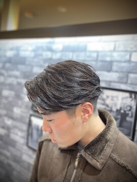 プラウド(PROUD) ビジネスフォーマル ツーブロックショート 七三オールバック