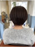 ショートボブ×秋冬おすすめカラー