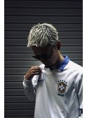 大人男子のブリーチカラー